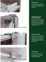 Ver imagem 6 de Sistema De Portas De Correr Bigfer Super 40 2 Portas 21 A 28Mm Com Amortecimento