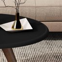 Ver imagem 4 de Mesa De Centro Tampo Redondo 52x33cm Grazy Preto