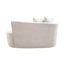 Ver imagem 5 de Namoradeira Sofá Feijão Hana Orgânica Bouclé Marfim