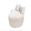 Ver imagem 3 de Namoradeira Sofá Feijão Hana Orgânica Bouclé Marfim