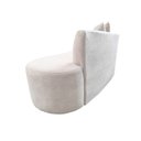Ver imagem 4 de Namoradeira Sofá Feijão Hana Orgânica Bouclé Marfim