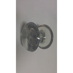 Puxador Duplo Redondo de Resina para Porta de Vidro Fumê Grande - 4