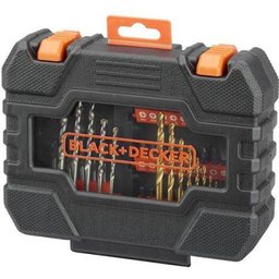 Kit De Brocas E Pontas 50 Peças Titânio At232 Black+decker - 2