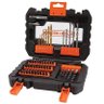 Kit De Brocas E Pontas 50 Peças Titânio At232 Black+decker - 3