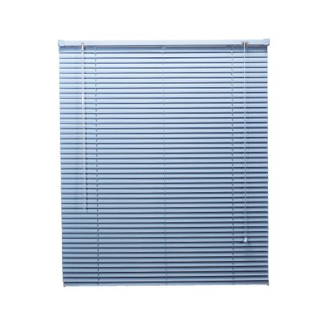Persiana Horizontal Aluminio 25mm Azul 122 (L) x 160 (A) cm Cortina C/ Kit instalação 1,22 x 1,60