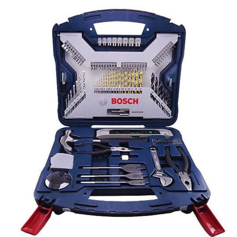 X-Line Azul com Maleta Bosch 103 Peças 2607017395