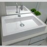 Pia / Cuba Banheiro Leme Retangular 56x38cm Branco Brilho - 4