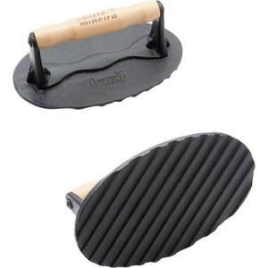 Prensador Ferro Fundido 200x120 com Alca Madeira Panela Mineira - Fumil