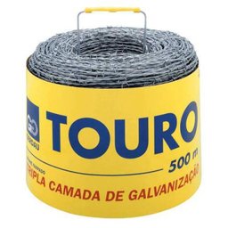 Arame Farpado Galvanizado Touro Gerdau 500 m - 1 Arame Farpado Galvanizado Touro Gerdau 500 m - 1