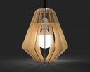 Ver imagem 2 de Luminária Teto tipo Pendente em MDF - Completa