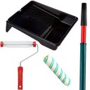 Ver imagem 1 de Rolo 23cm Poliamida + Suporte Rolo Pintura 23cm + Bandeja para Pintura 2,7l + Cabo Extensor 2m