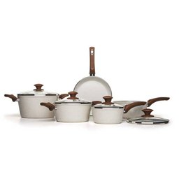 Jogo de Panelas 5 Pc Ceramic Life 4.5 Vanilla 4700/110 Brinox - 2