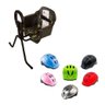 Kit Cadeirinha Podja Capacete Infantil Bicicleta - Preto - P - 1
