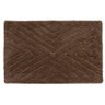 Tapete Buettner 40x60cm 100% Algodão Zig Chocolate - 1