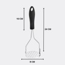 Ver imagem 5 de Amassador de Batatas e Legumes Manual Aço Inoxidável Cozinha