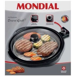 Grill Redondo Smart Grill G-04 Temperatura Regulável, 1200w, Preto, 220v - Mondial - 6 Grill Redondo Smart Grill G-04 Temperatura Regulável, 1200w, Preto, 220v - Mondial - 6