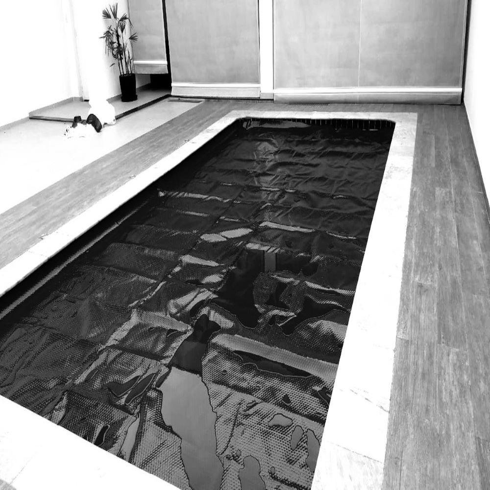 Capa Térmica Piscina 7 X 3 Thermocap 500 Micras 7x3 PRETA - 2