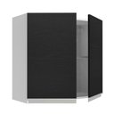 Ver imagem 6 de Armário de Cozinha Aéreo 70 cm 2 Portas Branco/Preto Glamy Madesa