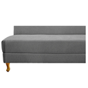 Ver imagem 6 de Recamier Valéria 185cm Lado Esquerdo de Quem Senta Sala de Estar Suede Cinza - Incasa Decor