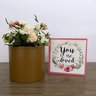 Kit Presente Dia das Mães Cachepot Para Plantas Mini Quadro - 4