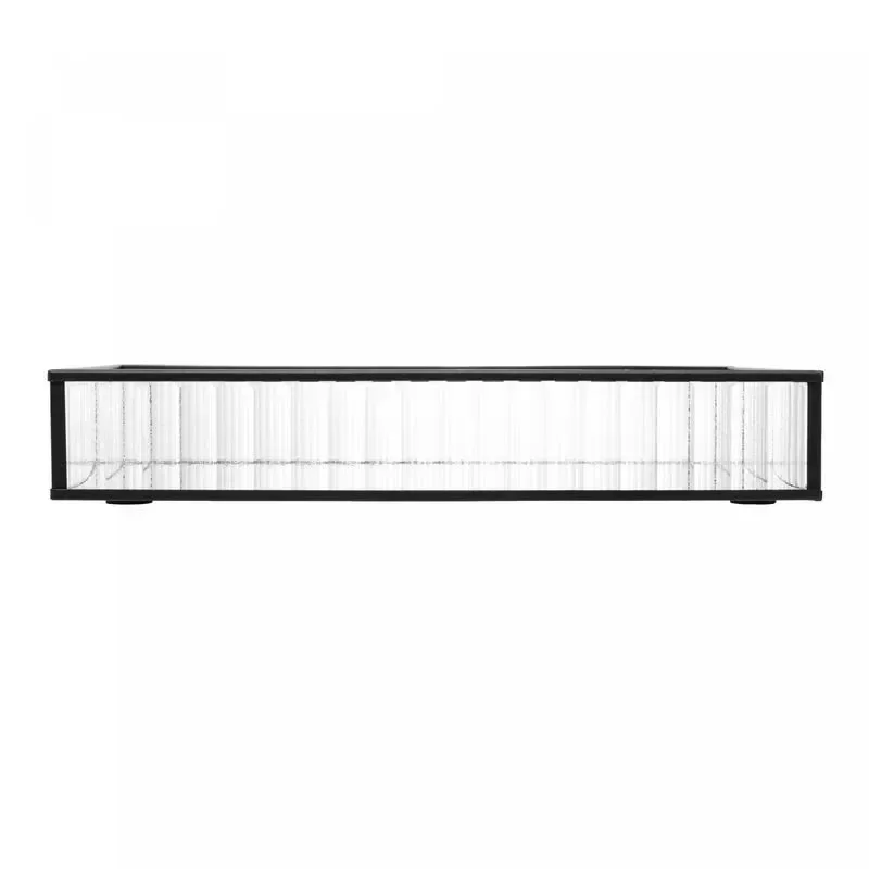 Bandeja de Metal com Espelho Preta 15cm X 25cm X 4cm - 4