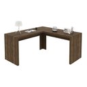 Ver imagem 7 de Kit para Escritório com Mesa em L e Balcão 2 Portas no Cor:nogal