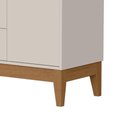 Ver imagem 3 de Comoda Sapateira Flip 1 Porta 4 Gaveta Areia