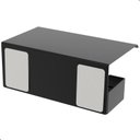 Ver imagem 4 de Porta Papel Higienico Suporte Papeleira Preto F.elg