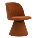 Ver imagem 1 de Cadeira de Jantar Liz Base Fixa Linho Terracota - Nexta