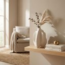 Ver imagem 5 de Vaso Decorativo de Cerâmica Branco 16x12x12cm Enfeite Sala Mesa Estante Aparador