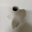 Ver imagem 6 de Vaso Decorativo de Cerâmica Branco 16x12x12cm Enfeite Sala Mesa Estante Aparador