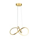 Ver imagem 2 de Lustre Pendente Taschibra Design Tóquio 30w Led 45cm Luz Quente 3000k Bivolt Ouro