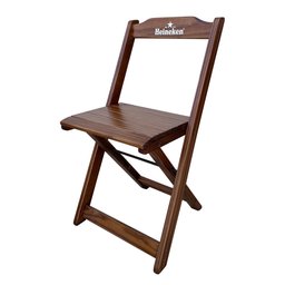 Conjunto Mesa Dobrável Madeira 70x70 com 4 Cadeiras Hei Imbuia - Tarimatã - 3