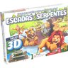 Jogo de Tabuleiro Escadas e Serpentes 3D - 1