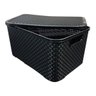 Caixas/cesto Organizador Rattan Preto 8,8 Litros - 3