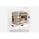 Ver imagem 4 de Beliche Multifuncional Ema Montessoriana Nature/off White - Cimol
