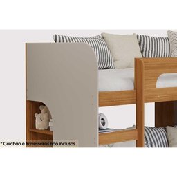 Beliche Multifuncional Ema Montessoriana Nature/off White - Cimol - 6 Beliche Multifuncional Ema Montessoriana Nature/off White - Cimol - 6