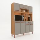 Ver imagem 2 de Armário de Cozinha Roma 100% MDF 7 Portas e 1 Gaveta