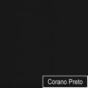 Ver mais imagens de Recamier Heitor 140cm com Almofada Lado Esquerdo Sintético Preto/bege