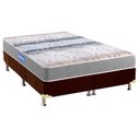 Ver imagem 1 de Cama Box King: Colchão Espuma Probel D45 Guarda Costas + Base CRC Suede Brown(193x203)