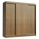 Ver imagem 3 de Guarda-roupa Casal Madesa Reno 3 Portas de Correr