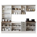 Ver imagem 3 de Cozinha Completa 12PTS 3GAVS s/Tpo Iluminata Branco/Fendi