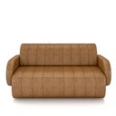 Ver imagem 5 de Sofá Decorativo Living Sala de Estar Bornéu 168cm Pés de Madeira Pu Caramelo G33 - Gran Belo