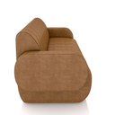 Ver imagem 6 de Sofá Decorativo Living Sala de Estar Bornéu 168cm Pés de Madeira Pu Caramelo G33 - Gran Belo