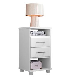 Mesa de Cabeceira Valente - Rud Rack - Branco - 2