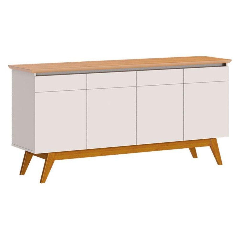 Aparador para Sala Buffet Classic 1.6 Off White Nature - Imcal - 1