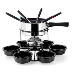 Aparelho de Fondue Giratorio Aço Inox 16 Peças Mont Blanc Forma 807918
