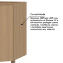 Ver imagem 4 de Balcão de Cozinha Canto Diagonal 74cm 1 Porta sem Tampo Slim Luciane Móveis
