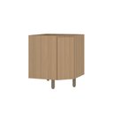 Ver imagem 1 de Balcão de Cozinha Canto Diagonal 74cm 1 Porta sem Tampo Slim Luciane Móveis