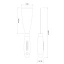 Ver imagem 3 de Espátula Rígida 6 Cm Tramontina em Aço Carbono com Cabo de Madeira Tramontina